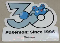 韓国限定 ポケモンメガフェスタ30周年記念ステッカー ルリリのサムネイル