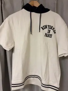 ZARA 半袖パーカー NEW YORKER IN PARISのサムネイル