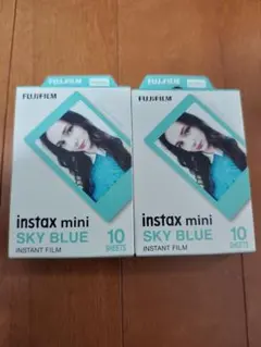FUJIFILM instax mini SKY BLUE 10枚入り2箱