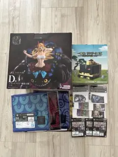 一番くじワンピースEX悪魔を宿す者達D賞 ブラックマリア魂豪示像E賞四角小物入れ