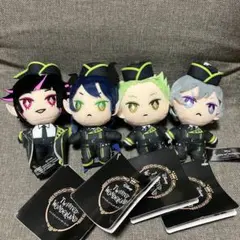 【4点セット】ツイステ 寮服マスコット マレウス　リリア　シルバー　セベク