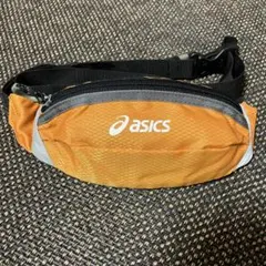 アシックス ウエストポーチ グレー
