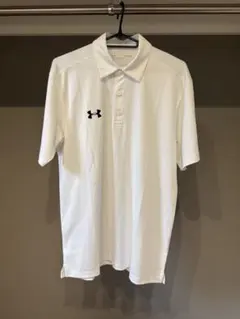 UNDER ARMOUR ポロシャツ ホワイト メンズ M