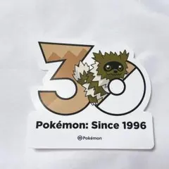 韓国限定　ポケモン 30周年記念 ステッカー ジグザグマのサムネイル