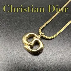 極美品✨　Dior　ネックレス　CD ロゴ　ラインストーン　希少　刻印　1563