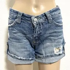 古着 AFRICA TARO デニム ショートパンツ ギャル Y2K