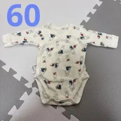 UNIQLO ミッフィー 長袖ロンパース 60cm