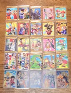 【コンプリート】ドラゴンボール ワンピース 40周年記念 森永 カード