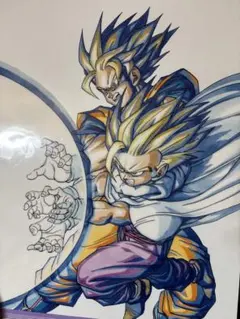 ドラゴンボール一番くじ H賞カラーイラストクリアポスター