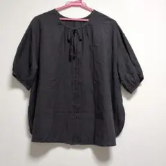 Samansa Mos2 ブラウス ダークブラウンのサムネイル