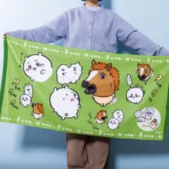 ちいかわ × 福岡ソフトバンクホークス うさぎ ハチワレ フェイスタオル