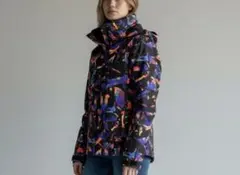 ROXY スノーボードウェア マウンテンパーカー 総柄 レディース