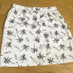 トロピカル柄 タイトスカート
