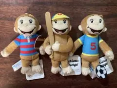 おさるのジョージ　マスコット　スポーツ　コンプセットのサムネイル