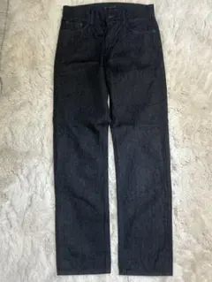 ダークデニム ストレートデニム