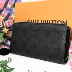 ルイヴィトン 長財布 アンプラント ジッピーウォレット ブラック A80