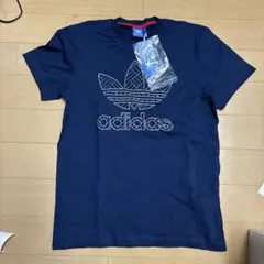 adidas ネイビー Tシャツ 新品タグ付き