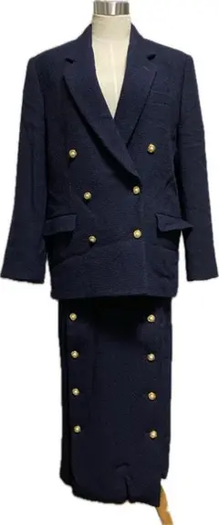 極美品 INGEBORG ツイードジャケット スカート 金ボタン ピンクハウス