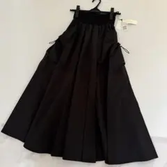 定価22000円◆新品タグ◆ヤマダヤ◆ サイドドロストポケットスカート　ブラック