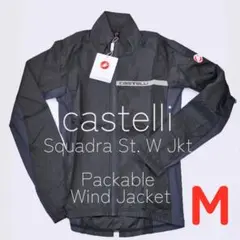 新品 カステリ レディース ウィンドブレーカー M 黒 サイクルジャケットのサムネイル