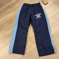 【新品】ANJERETA 裏フリース ロングパンツ ネイビー 110