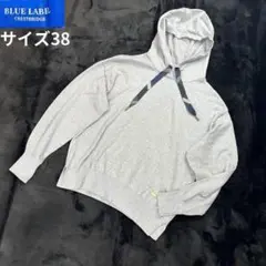 【CBチェック】ブルーレーベルクレストブリッジ　フーディパーカー 38 M