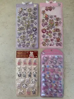 ボンドロ[マジカル]✖️コットンパフ[キティ]シール詰め合わせ４点セット