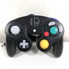 【美品】 ニンテンドー ゲームキューブ コントローラー スマブラブラック