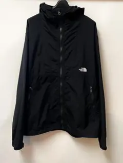 美品 THE NORTH FACE 黒コンパクトジャケット XL ノースフェイス
