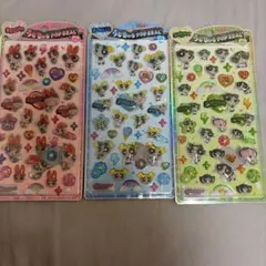 【正規品】パワーパフガールズ うるちゅるポップシール 3個セット