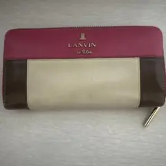 LANVIN 長財布 ピンク/