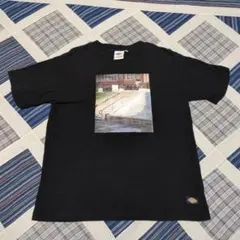 Dickies 黒 Tシャツ Lサイズ 写真プリント