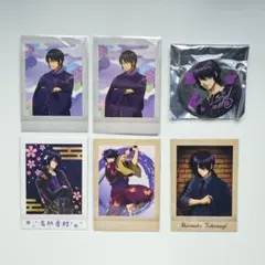 美品 銀魂 高杉晋助 グッズセット 缶バッジ ぱしゃこれ 6点セット