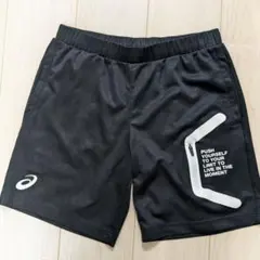 アシックス　asics　ハーフパンツ　ブラック　Sサイズのサムネイル