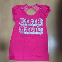 EARTH MAGIC ピンク トップス 150cmのサムネイル