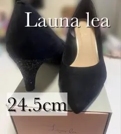 Launa lea ラウナレア グリッターヒールパンプス 24.5cm