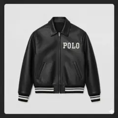 【新品未使用／激レア】ポロラルフローレンオールレザーバーシティジャケット