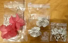 ピアス　花　フラワー