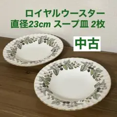 【廃盤】ロイヤルウースター　ラビニア　ガトープレート（ケーキ皿）ホールケーキ皿 ロイヤルウースターラビニアケーキ皿4客 新品】ロイヤル