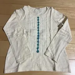 ブランシェス　アイボリー 長袖 Tシャツのサムネイル