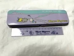 昭和　平成　レトロ　スリー・ビッグリーズThree Bigrees 缶ペンケースのサムネイル