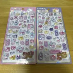 海外限定正規品　キティライセンス有 ボンボンドロップシール　2枚セット