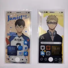 影山飛雄　月島蛍　ハイキュー　カード