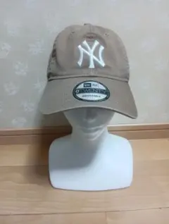 NEW ERA 9TWENTY NY ヤンキース キャップ ベージュ