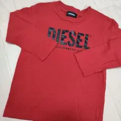 DIESEL レッド 長袖カットソー 36m