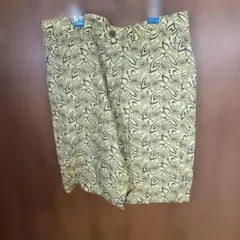 花柄ショートパンツ イエロー