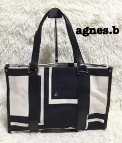 アニエスベー agnes.b トートバッグ ビジネスバッグ レディース ブラックのサムネイル