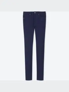 ユニクロ　EZYスキニーフィットカラージーンズ 美脚　スキニーパンツ　紺　L