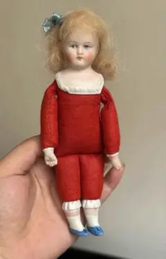 ミニ、ビスクドール アンティーク ビスクドール | フランス製 女の子のミニョネット