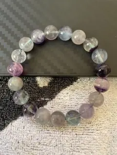 新品　フローライトパワーストーンブレスレット